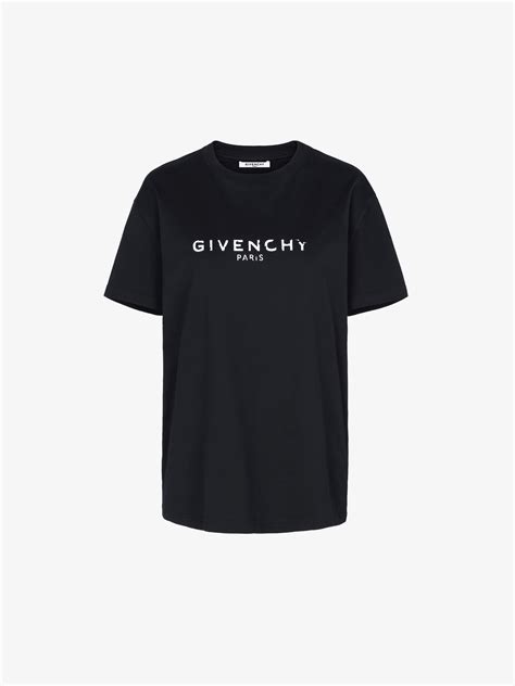 givenchy black oversized vintage t shirt